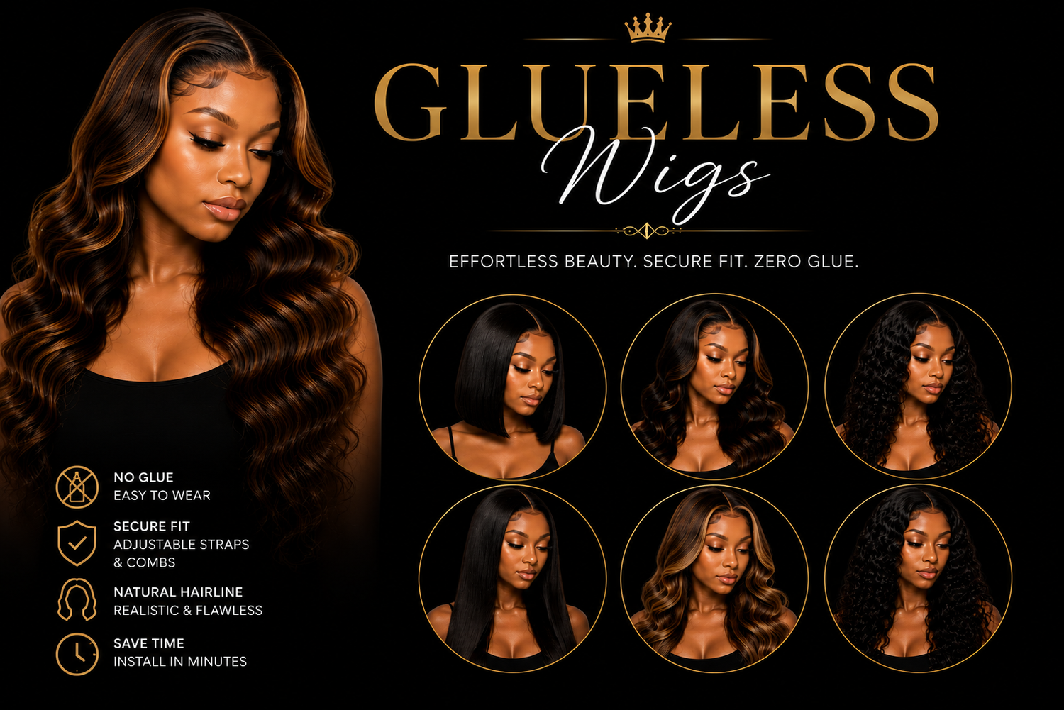 Glueless Wig Collection